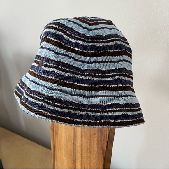 KANGOL optical stripe bell bucket Hat - Picture 4 of 7
